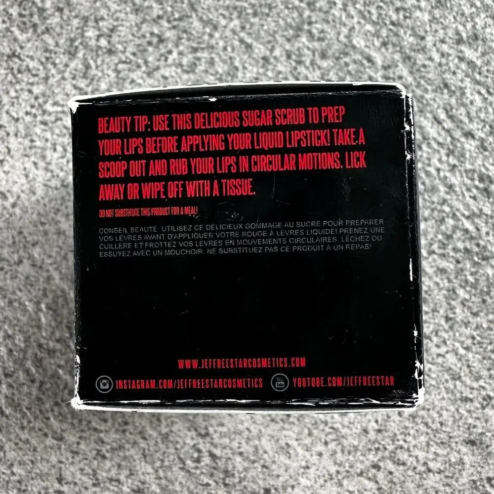 NIB Jeffree Star Green Sugar Velour Lip Scrub Witches Brew Vegan Cruelty-free